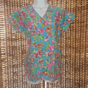 Koi Surf Scrubs Scrub Top S